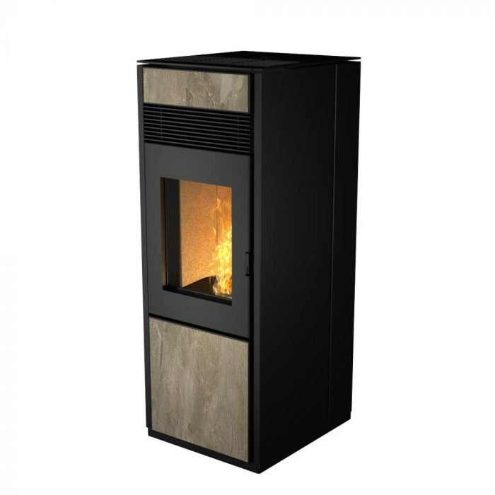 stufa a pellet nobis mod. a10 plus quadra beige